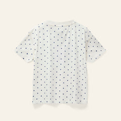 Wynken Ecru/ Fresh Green Wynken Polka T-Shirt