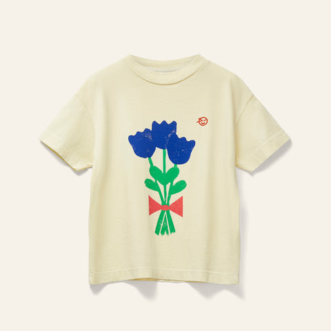 Wynken Pale Lemon Tulip Kite T-Shirt