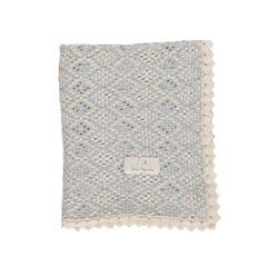 Bebe Organic Atlantic Crochet Blanket