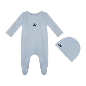 TRICOT BEBE SHERPA CROWN LAYETTE SET