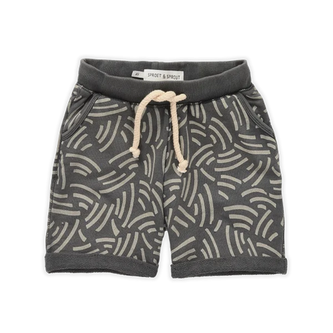 SPROET AND SPROUT WAVES PRINT SWEAT SHORTS