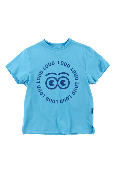 Loud Apparel Cyan blue t-shirt