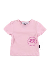 Loud Apparel Soft Pink Friends Short Set