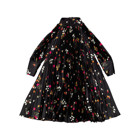 CHRISTINA ROHDE BLACK SMALL FLORAL DRESS