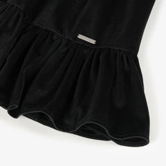 Jessie And James Black Cord Catch Me Bow Dress