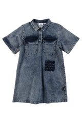 Loud Mid Blue Stone Wash Sole Dress