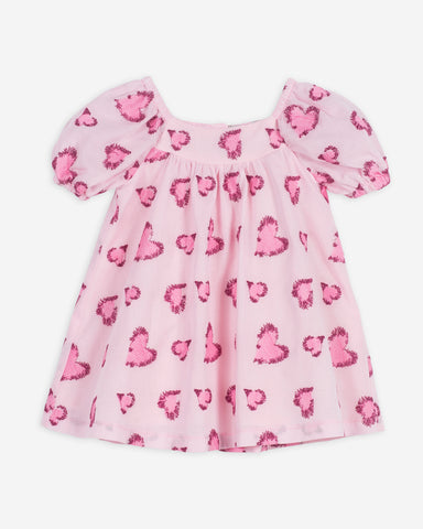 Yell-Oh Hearts Embroidered Dress