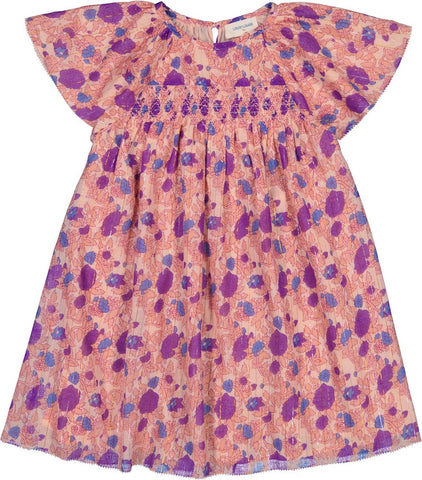 Louis Louise Pink Indian Flower Donna Dress