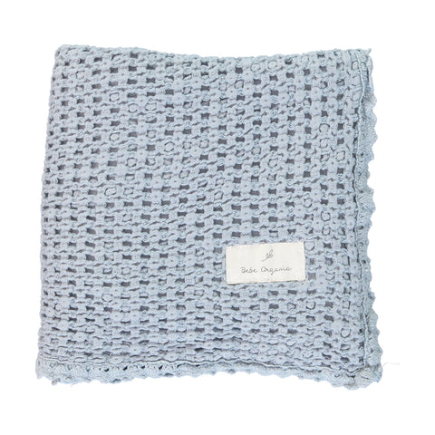 Bebe Organic Atlantic Waffle Blanket