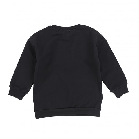 Minikid Black Logo Sweatshirt