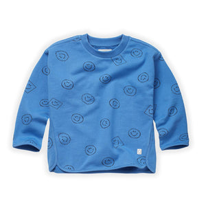 SPROET AND SPROUT SMILEY PRINT SWEATSHIRT