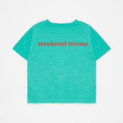 WEEKEND HOUSE KIDS GREEN PARCHIS TSHIRT