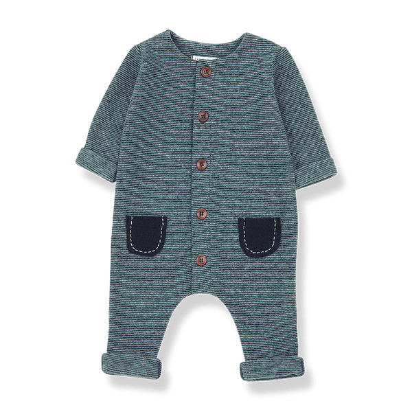 1+ IN THE FAMILY MONTBLANC PINE/BLUE NOTTE ONESIE