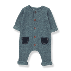 1+ IN THE FAMILY MONTBLANC PINE/BLUE NOTTE ONESIE