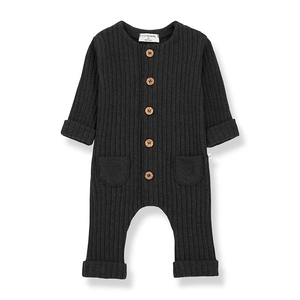 1 + IN THE FAMILY ALAIN CHARCOAL ROMPER