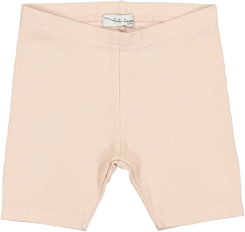 Lil Leggs Nude Pink Ribbed Shorts