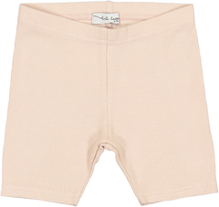 Lil Leggs Nude Pink Ribbed Shorts