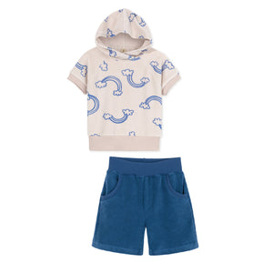KIDS ON THE MOON RAINBOW TERRY SET