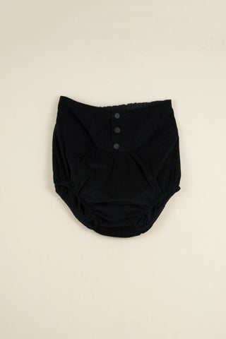 POPELIN HIGH WAISTED BLACK BLOOMERS