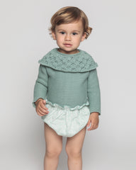 Nueces Mint Speckled Ruffle Bloomer