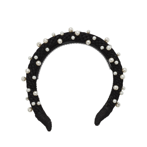 Project 6 Pearl Queen Headband - Black