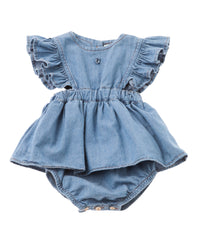 Tocoto Vintage Denim Baby Dress