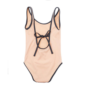 TOCOTO VINTAGE LIGHT PINK SAY CHEESE BATHING SUIT