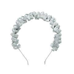 Project 6 Satin Tied Headband - Light Silver