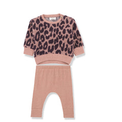 1 + IN THE FAMILY ROSE LEOPARD SWEATER