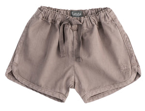TOCOTO VINTAGE BROWN/TANNED COTTON SHORTS