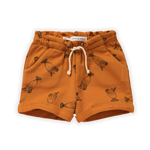 SPROET AND SPROUT MILKSHAKE PRINT SHORTS