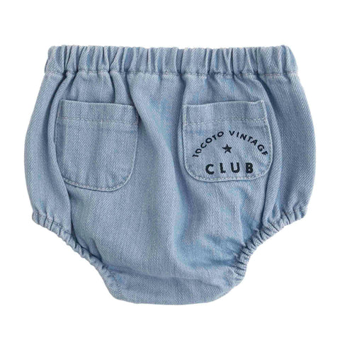 TOCOTO VINTAGE BLUE JEAN BLOOMERS