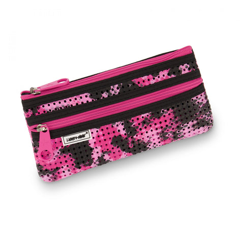 LIGHT + NINE NEON PINK CAMO SQUARE SUPPLIES POUCH