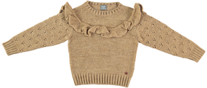 TOCOTO VINTAGE CAMEL BROWN SWEATER