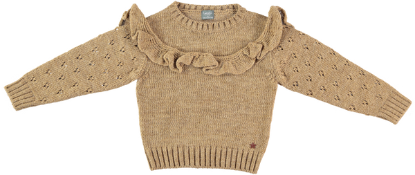 TOCOTO VINTAGE CAMEL BROWN SWEATER